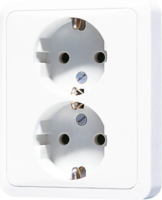 Jung SCHUKO Steckdose CD 5020 NKI WW