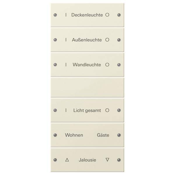 Gira Wippenset 6-fach 220601