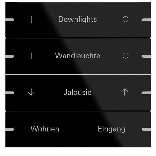 Gira Wippenset 4-fach 503405