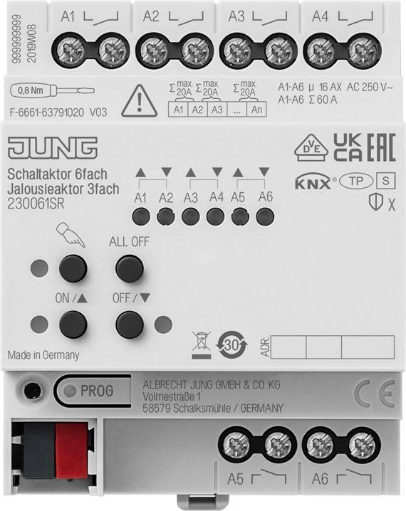 Jung KNX-Jalousieaktor 23006 1S R