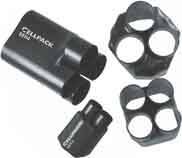Cellpack Schrumpf-Aufteilkappe SEH4/78-36/schwarz