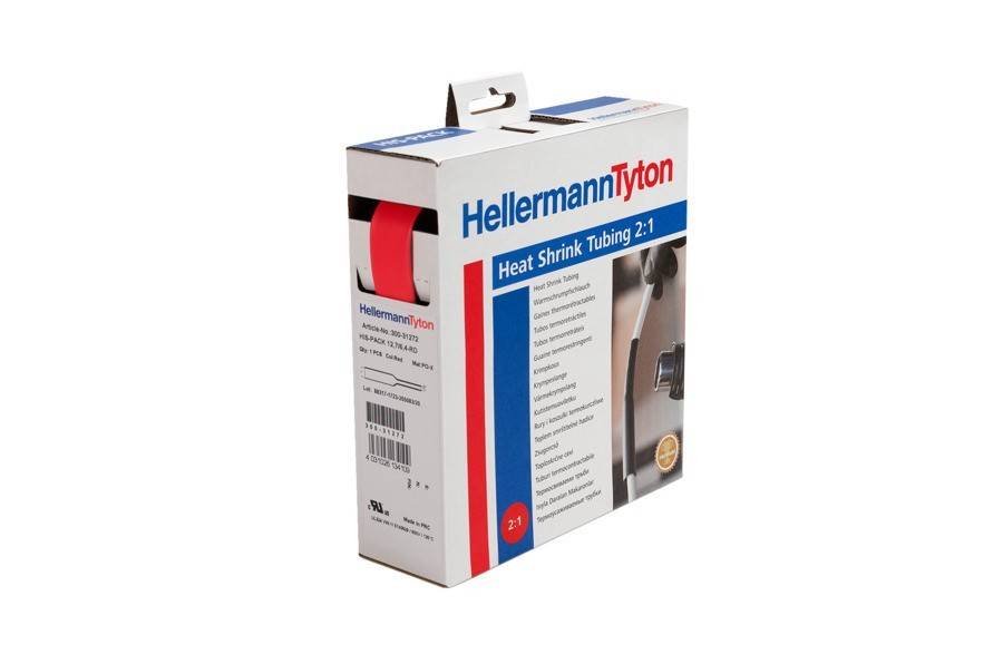 HellermannTyton Warmschrumpfschlauch HIS-3/32-POX-RD