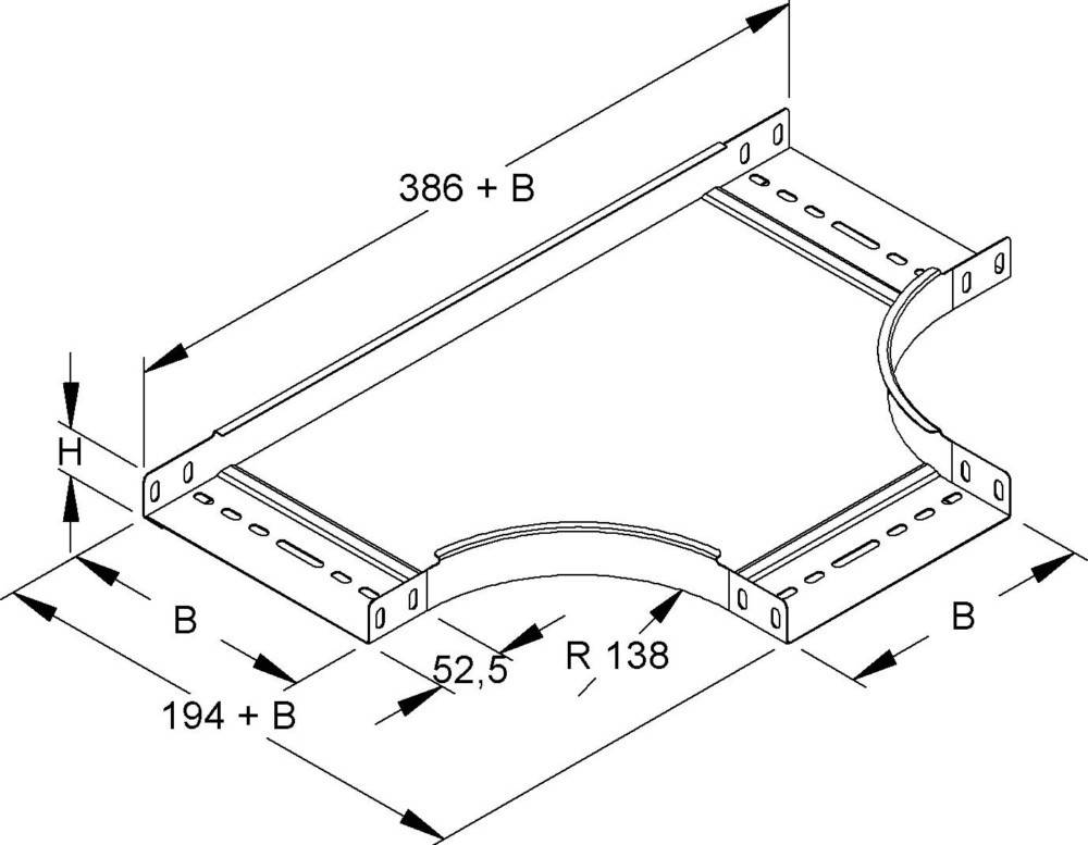 Niedax T-Stück RTS 35.200