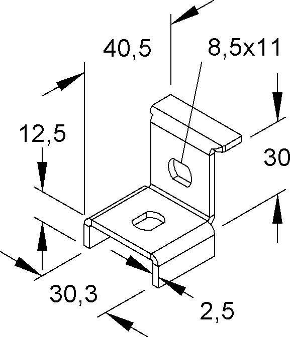 Niedax TW-Verbindung TWV 30