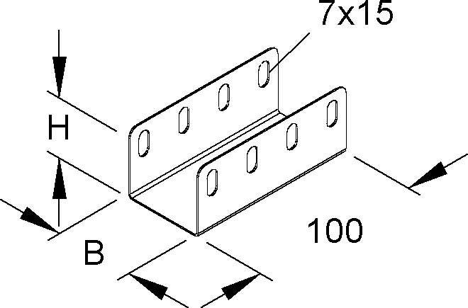 Niedax Stoßstellenverbinder RV 50.075