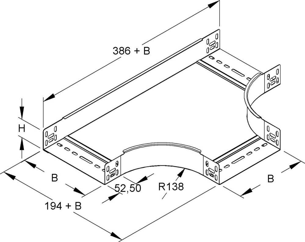 Niedax T-Stücke, F-Verz RTS 60.500 F