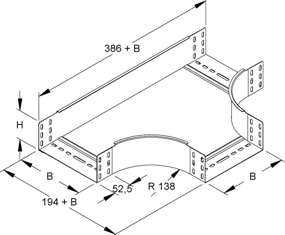 Niedax T-Stück RTS 85.600