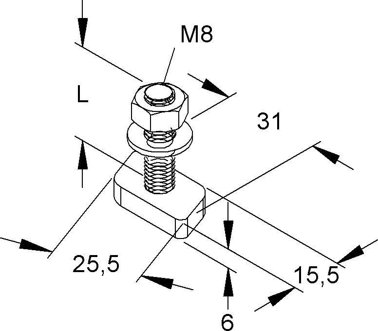 Niedax Hammerkopfschrauben HM 408/50