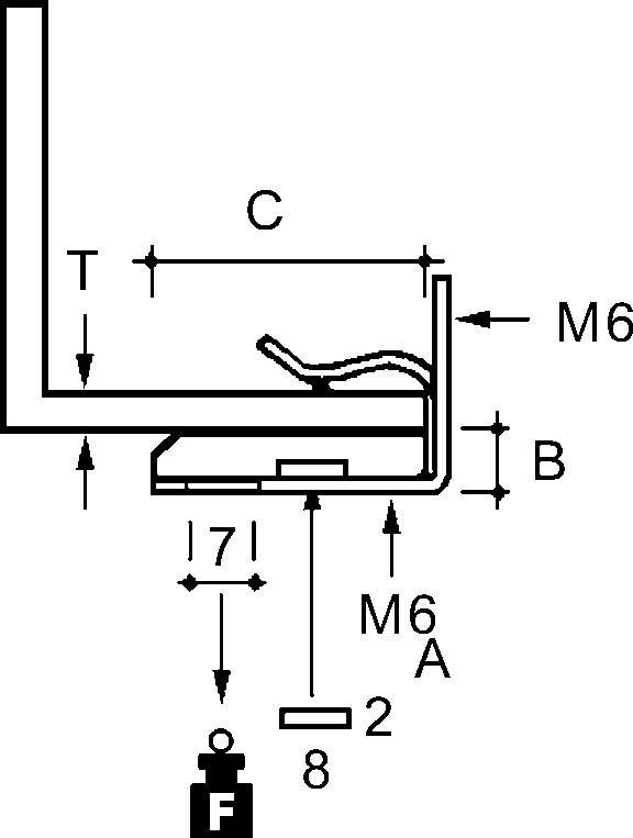 Niedax Flanschkralle EH-814