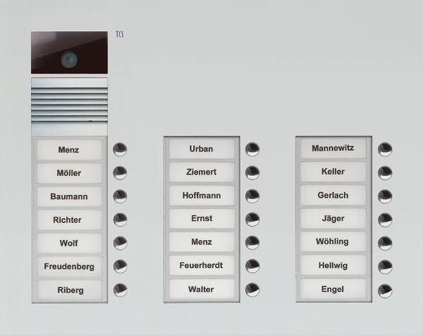 TCS Tür Control Video-Außenstation Color AVU16210-0010