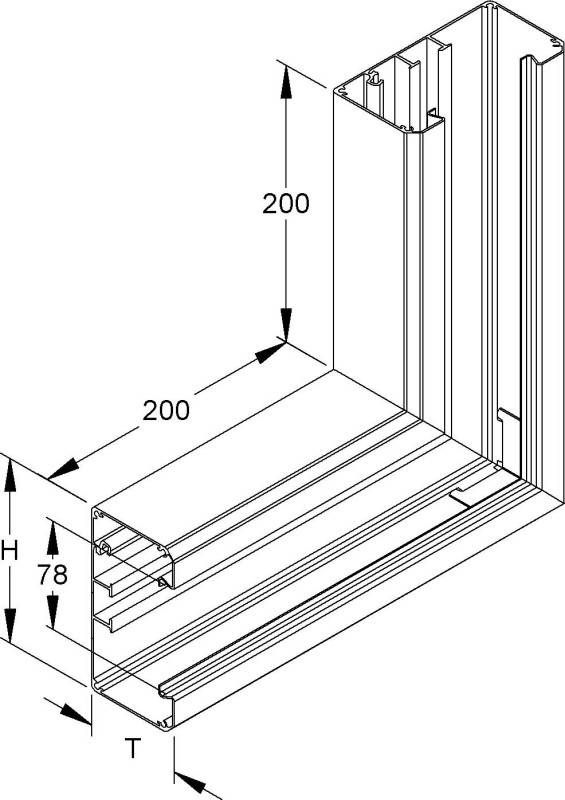 Niedax Alu-Flachwinkel GAV 110-78 N