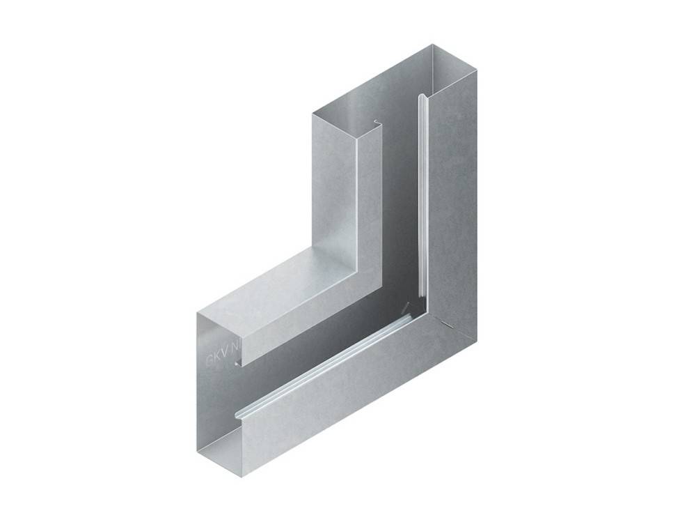 Niedax Gerätekanal-Vertikaleck GKVO 213A78T100 S