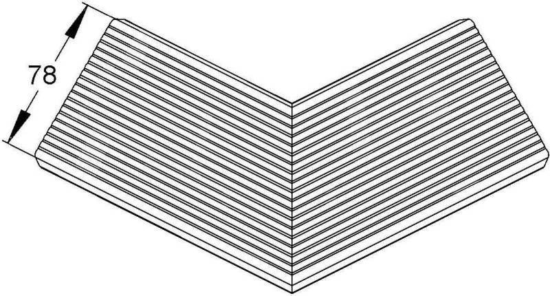 Niedax Außeneckdeckel PDAAR 78 N