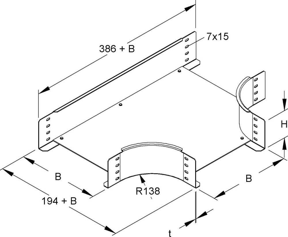 Niedax T-Stücke RTSS 110.400