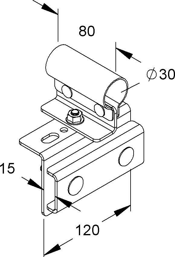 Niedax Holmanschlußhalter MIHK 3015 E3