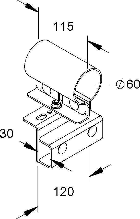 Niedax Holmanschlußhalter MIHK 6030 E3