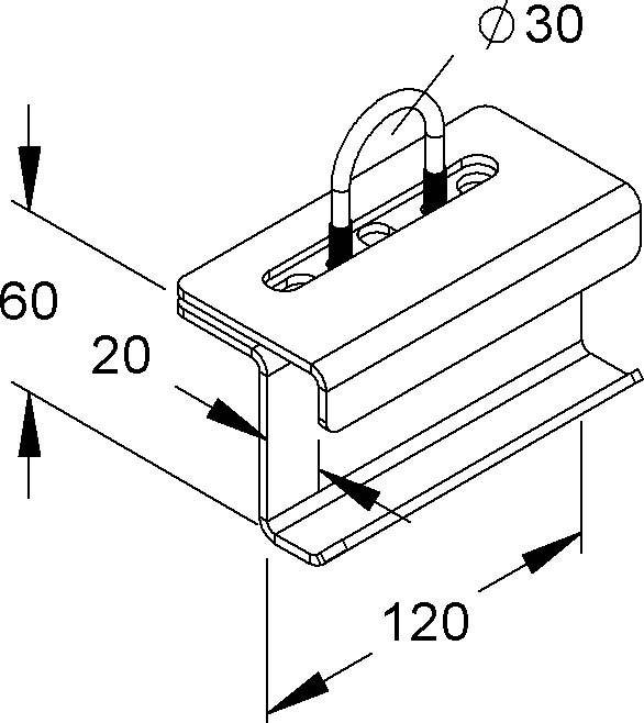 Niedax Holmanschlußhalter MIHR 30 E3