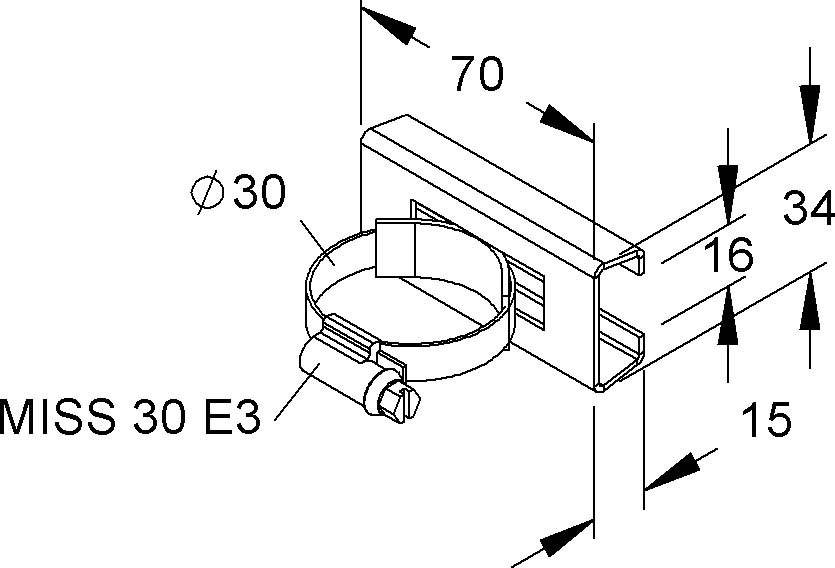 Niedax Montageschiene MIMS 30 F
