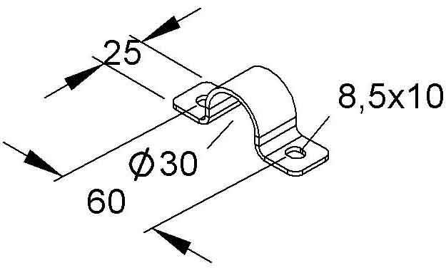 Niedax Rohrschelle MIRS 30 E3