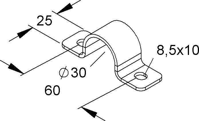 Niedax Rohrschelle MIRS 30 E3