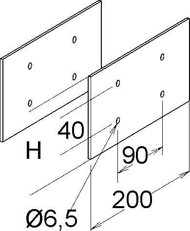 Niedax GFK-Stoßverbinder KKGH 110