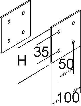 Niedax GFK-Stoßverbinder KKGH 80