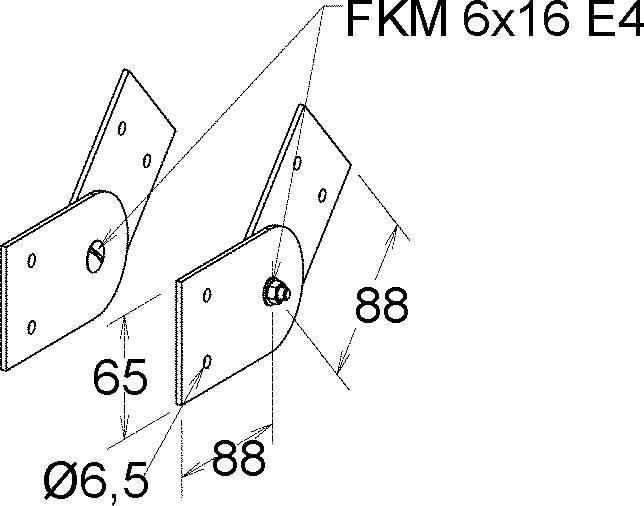 Niedax GFK-Gelenkverbinder KKGV 80