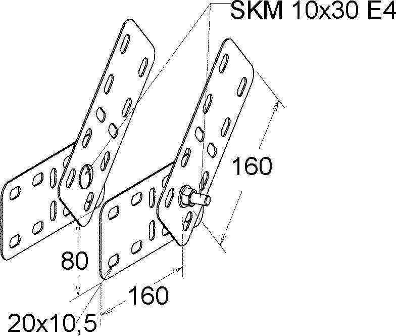 Niedax Gelenkverbinder KKIV 80 E4