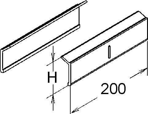 Niedax GFK-Stoßverbinder KPGH 50