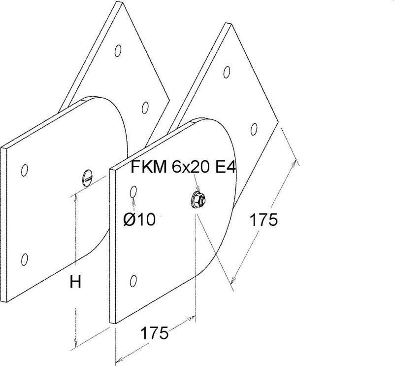 Niedax GFK-Gelenkverbinder ULGV 150