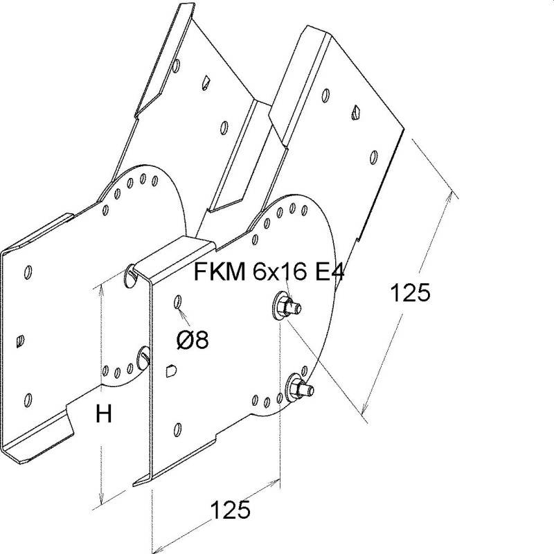Niedax Gelenkverbinder ULIV 150 E4