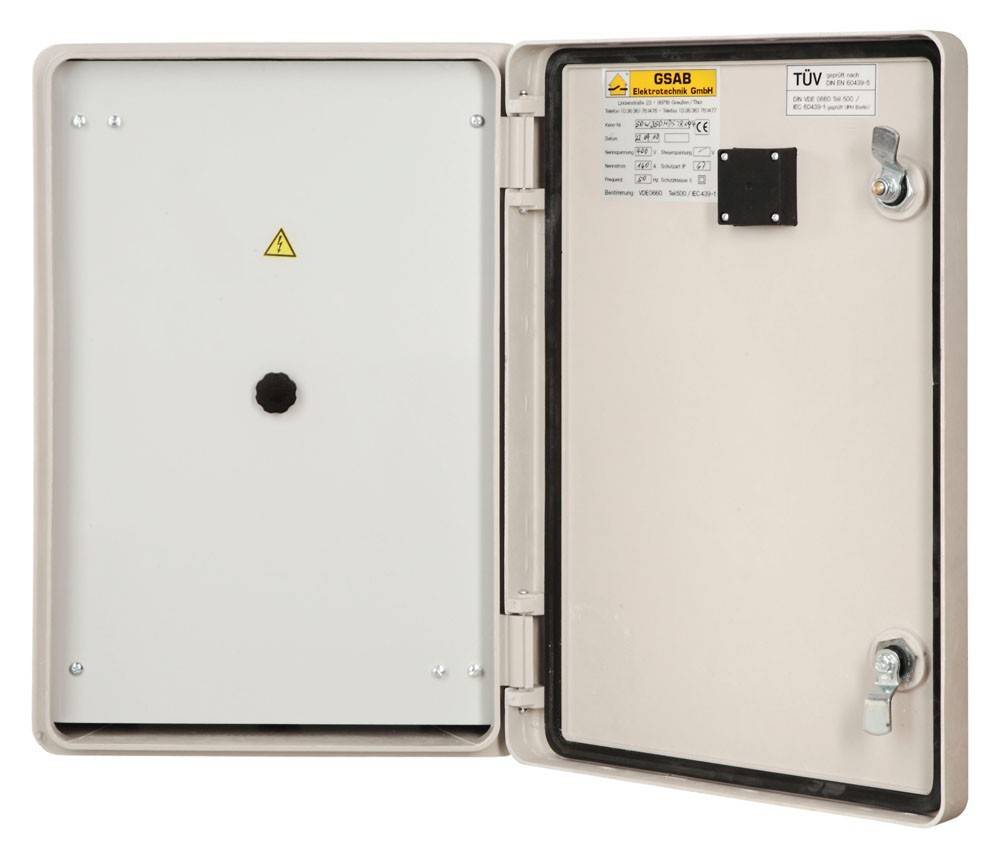 GSAB Elektrotechnik GfK-Wandschrank IP65 50W350M