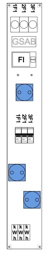 GSAB Elektrotechnik Systemleiste 99.00.024-Zdig