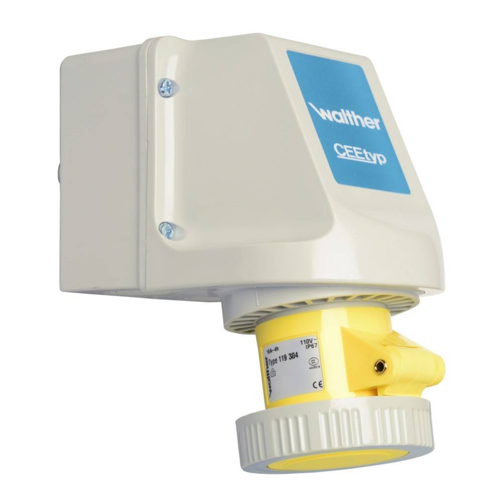 Walther Werke Wandsteckdose 16A 119304