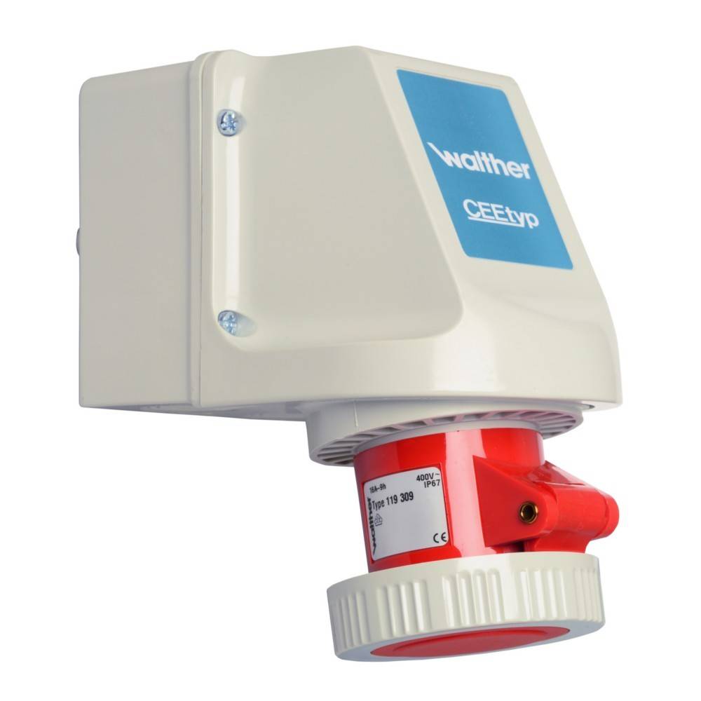 Walther Werke Wandsteckdose 16A 119309
