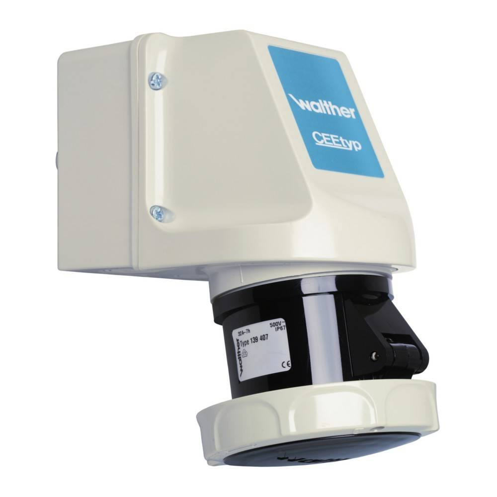 Walther Werke Wandsteckdose 32A 139407