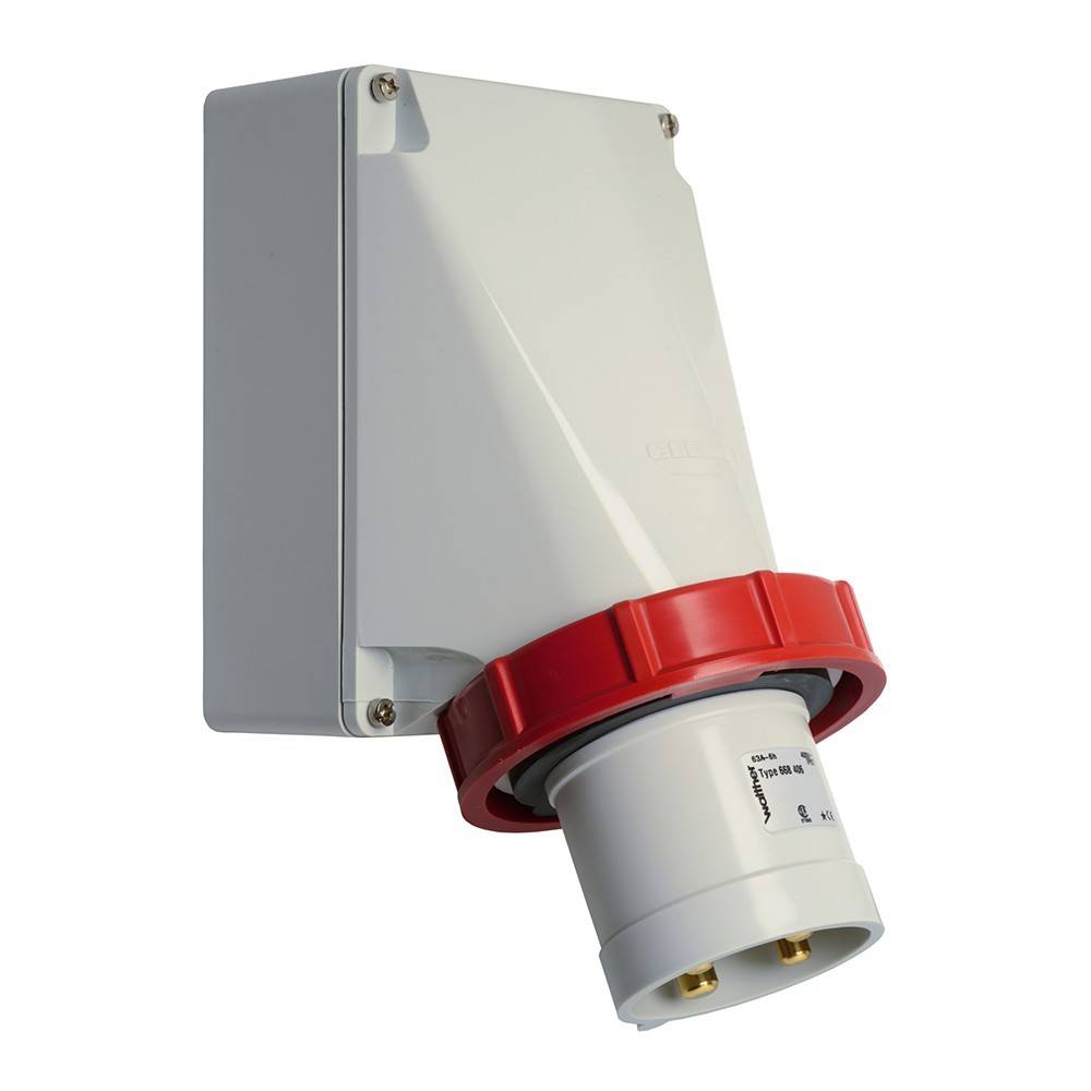 Walther Werke Wandgerätestecker 63A 668509