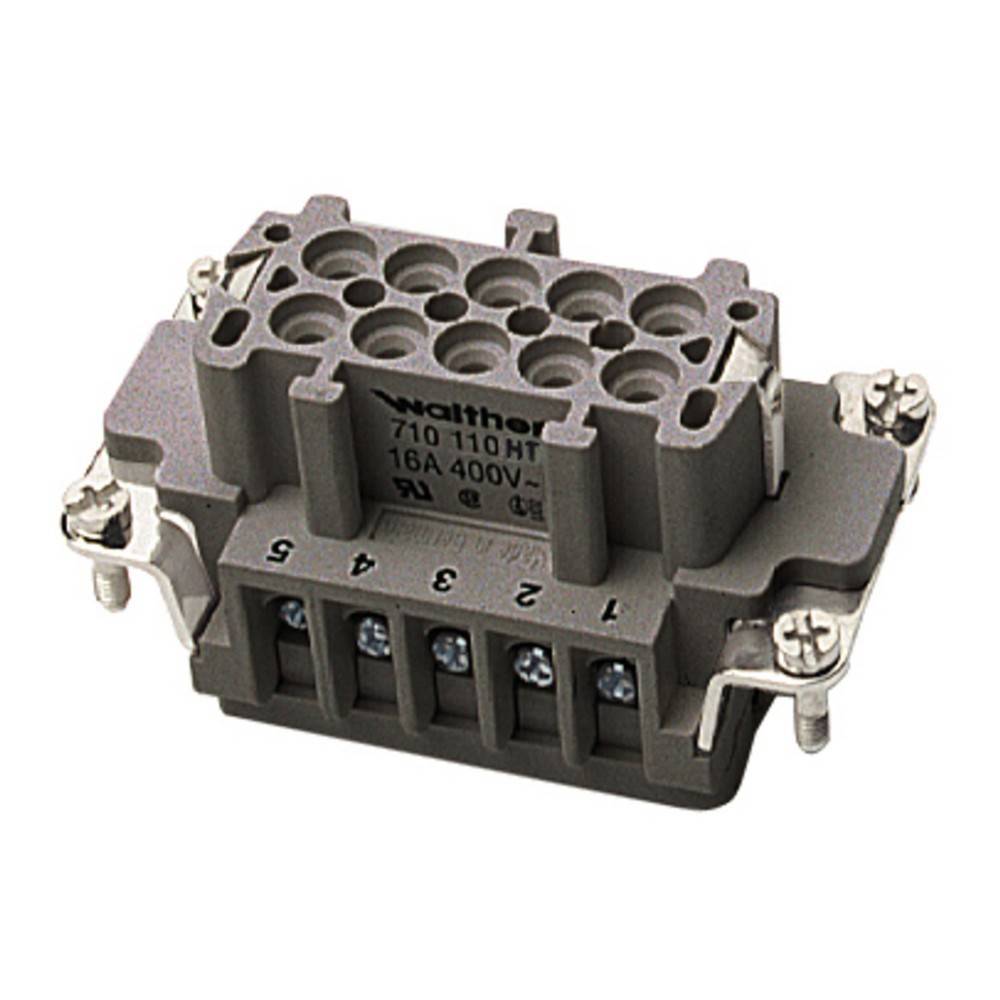 Ein 16A 400V industrieller Anschlussblock mit Nummernmarkierungen und Schraubklemmen, konzipiert für sichere und effiziente elektrische Verbindungen.