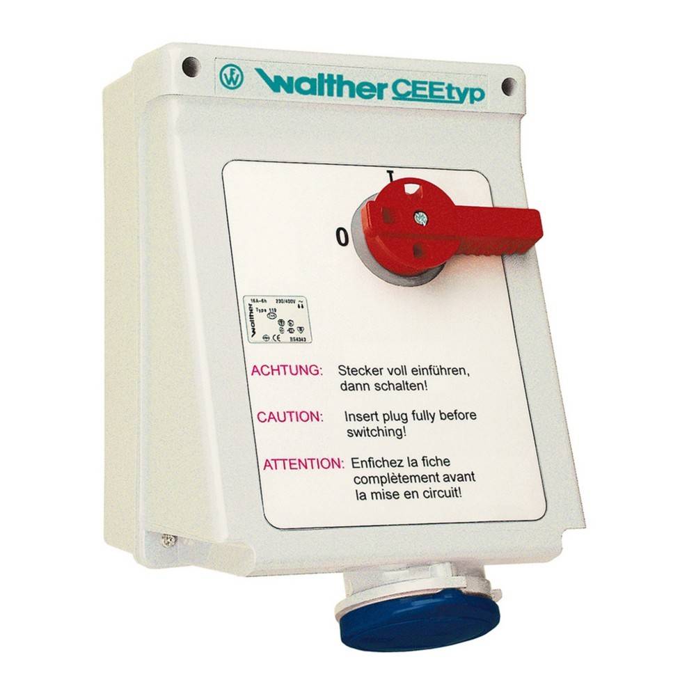 Walther Werke Wandsteckdose 32A AD130309