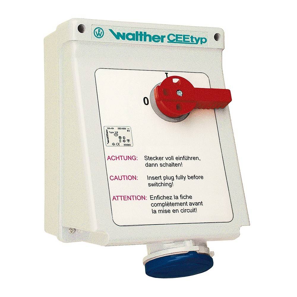 Walther Werke Wandsteckdose 32A AD130304