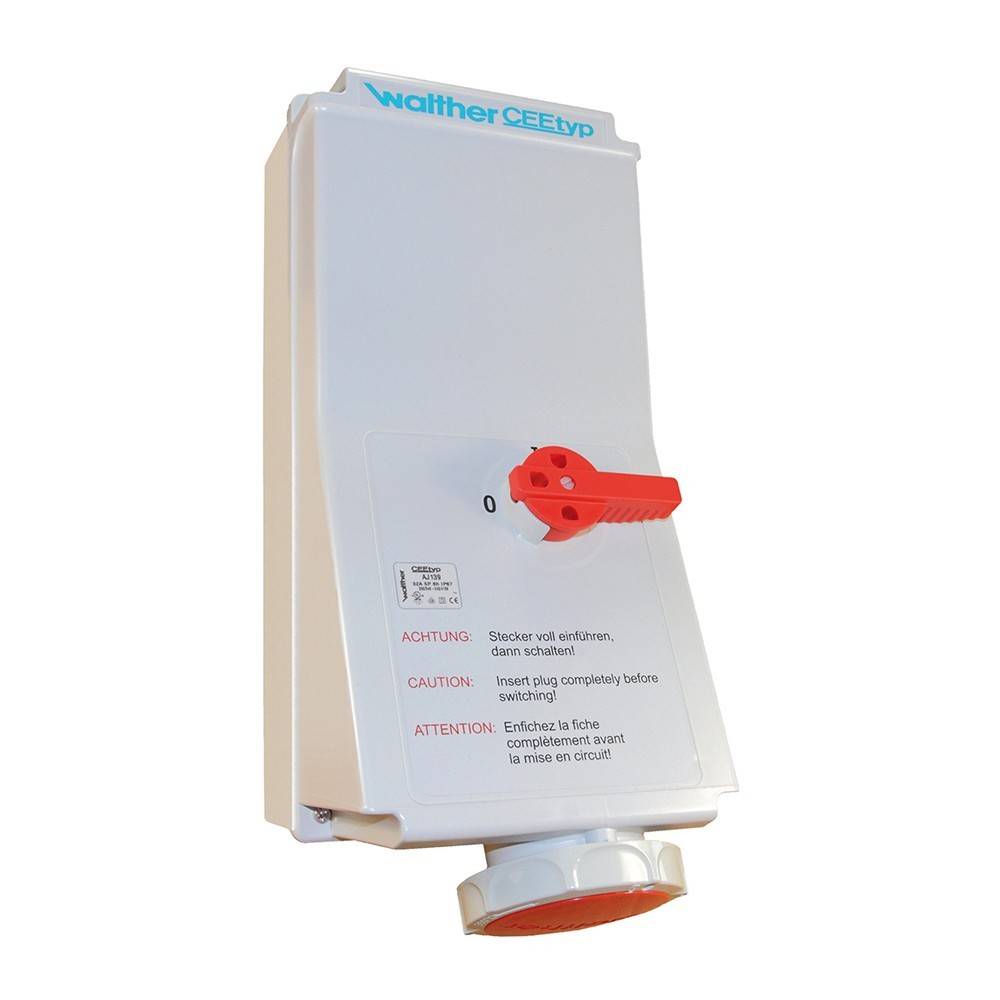 Walther Werke Wandsteckdose 63A AI169409