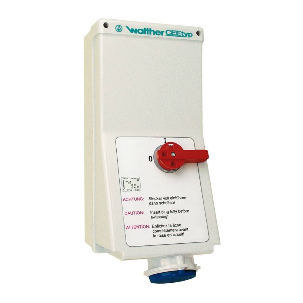 Walther Werke Wandsteckdose 63A AJ160309