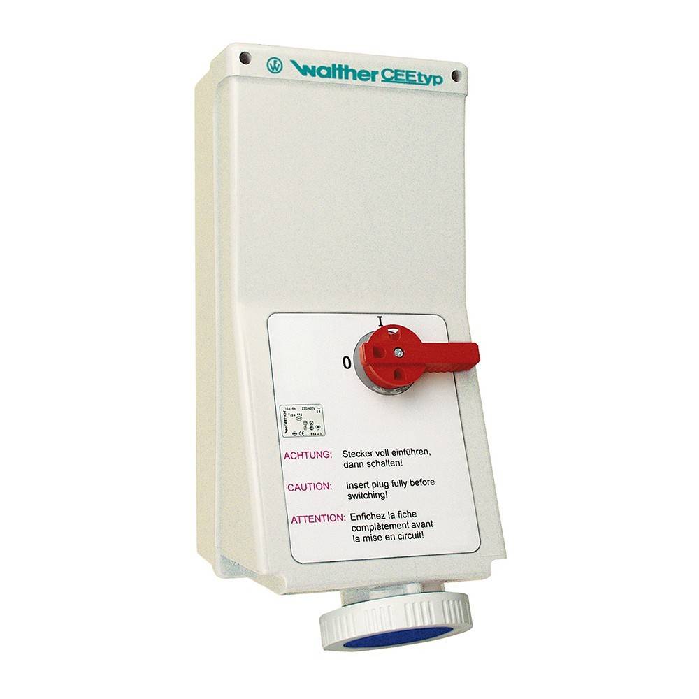 Walther Werke Wandsteckdose 63A AJ169306