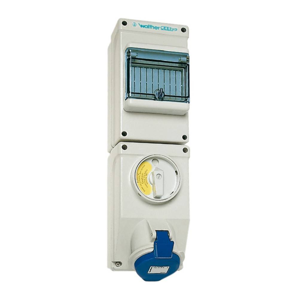 Walther Werke Wandsteckdose 16A AU110304TS