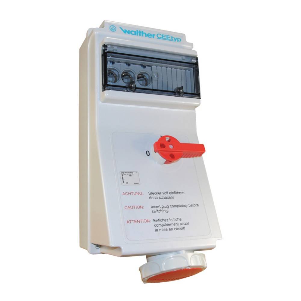 Walther Werke Wandsteckdose wasserdicht AL119TN