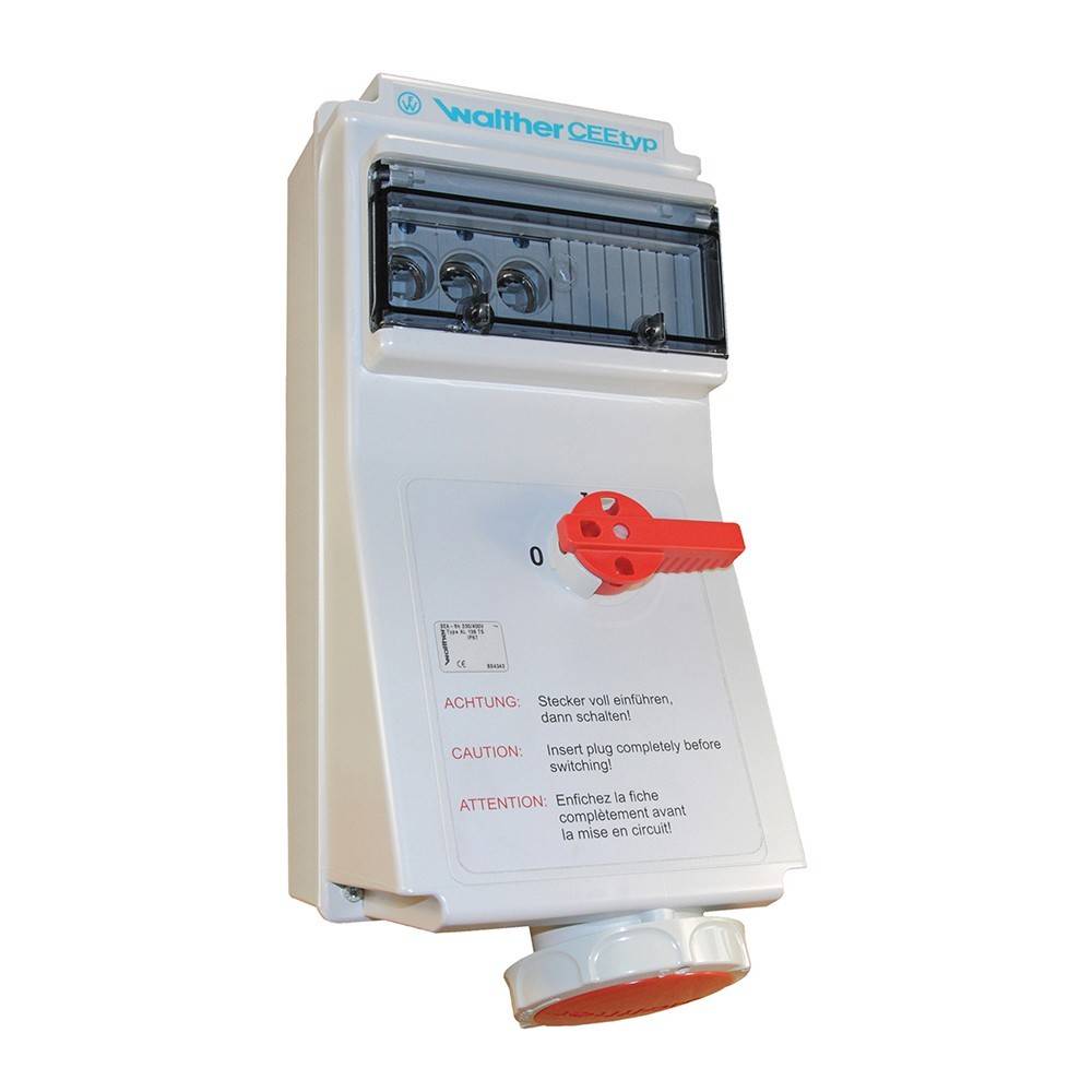 Walther Werke Wandsteckdose wasserdicht AL119TN