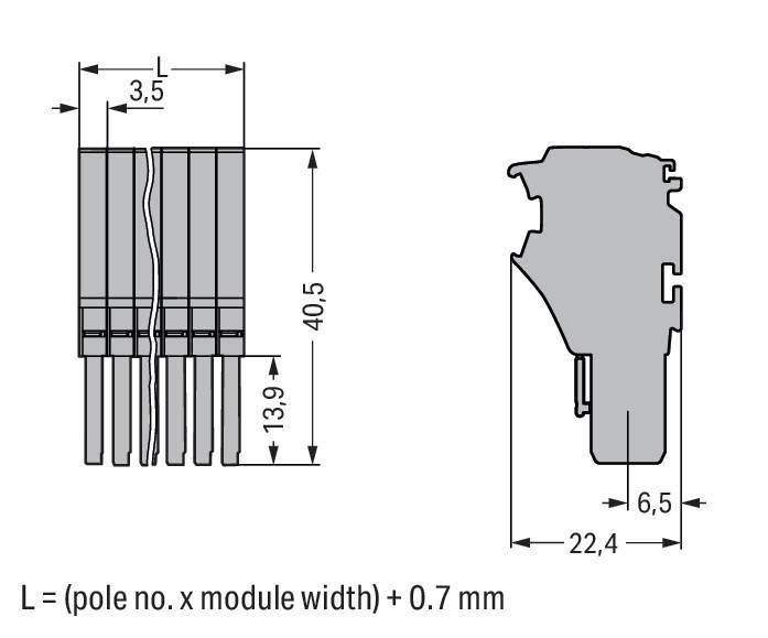 WAGO GmbH & Co. KG Federleiste 2020-103