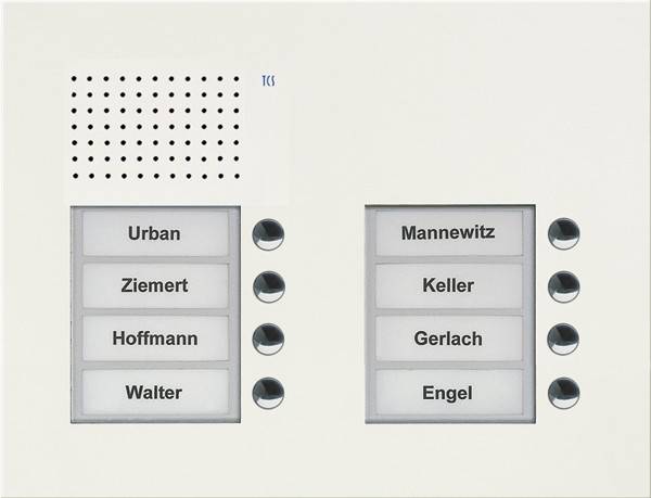 TCS Tür Control Audio Außenstation PUK 8 PUK08/2-WS