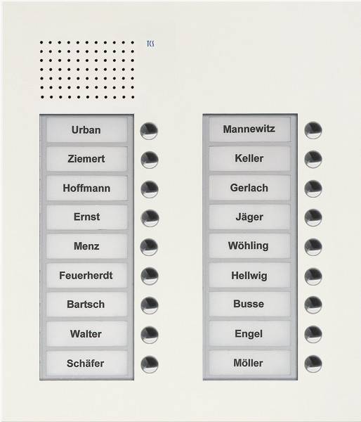 TCS Tür Control Audio Außenstation PUK 18 PUK18/2-WS