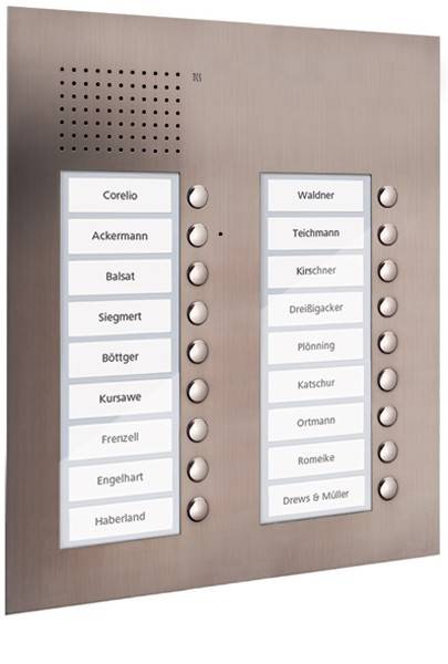 TCS Tür Control Audio Außenstation PUK 18 PUK18/2-ES